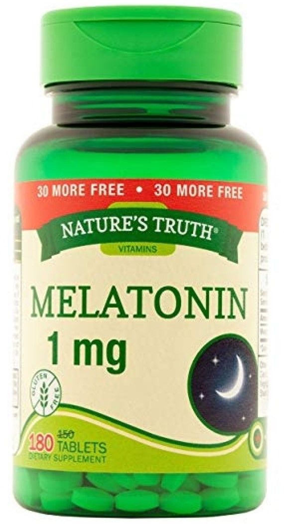 Nature S Truth Melatonin Tablets  1 Mg  180 Count