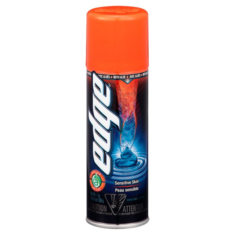 Edge Sensitive Skin Shave Gel for Men Sensitive Skin with Aloe - 7.0 Oz