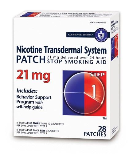 Habitrol Nicotine Transdermal System Stop Smoking Aid Patch, 21 Mg Step 1 - 28.0 Ea