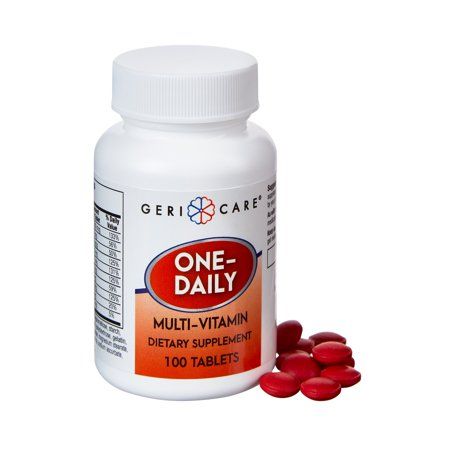 Geri-Care Multivitamin Tablet 501-01-GCP 1 Bottle  100 per Bottle