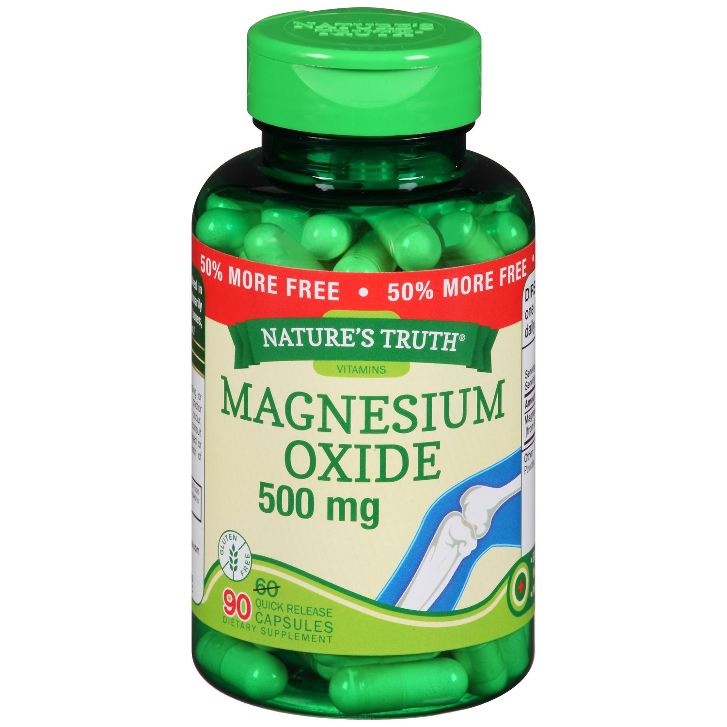 Nature's Truth Magnesium Oxide 500 Mg - 90.0 Ea