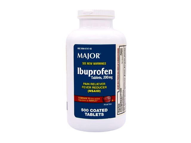 Major Ibuprofen 200mg - 500 Coated Tablets (Generic Advil)