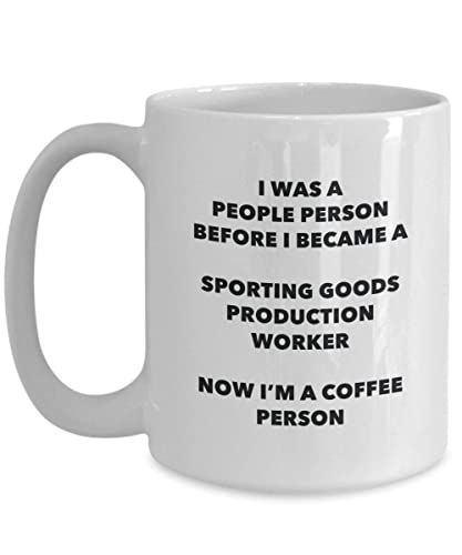 Sporting Goods Production Worker Coffee Person Mug - Funny Tea Cocoa Cup - Birthday Christmas Coffee Lover Cute Gag Gifts Idea