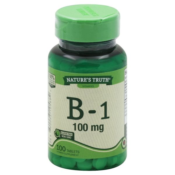 Nature S Truth Vitamin B-1 Tablets  100 Mg  100 Count