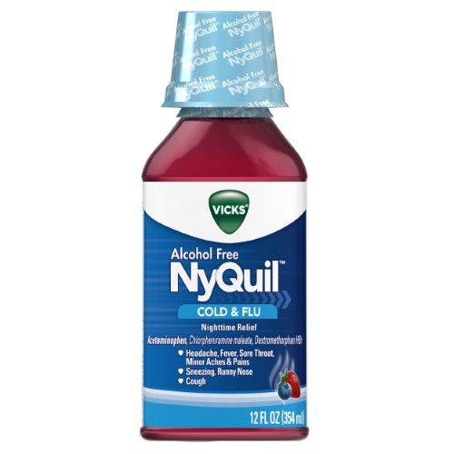 NYQUIL ORIGINAL ALCOHOL FREE 12OZ