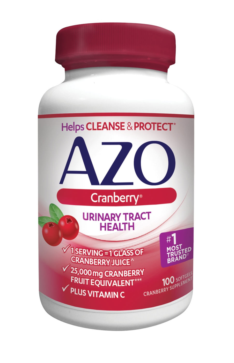 AZO CRANBERRY SOFTGEL MAX STRENGTH 100CT