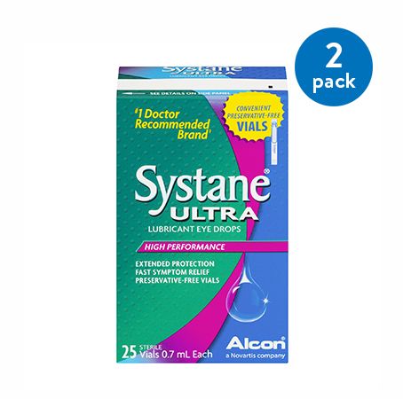 Systane Ultra PF Lubricant Eye Drops Vials - 0.7 ML X 25 Pack