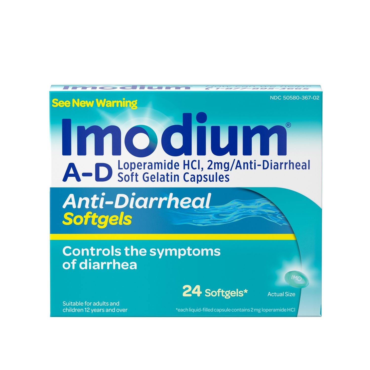 IMODIUM A-D SOFTGELS 24CT