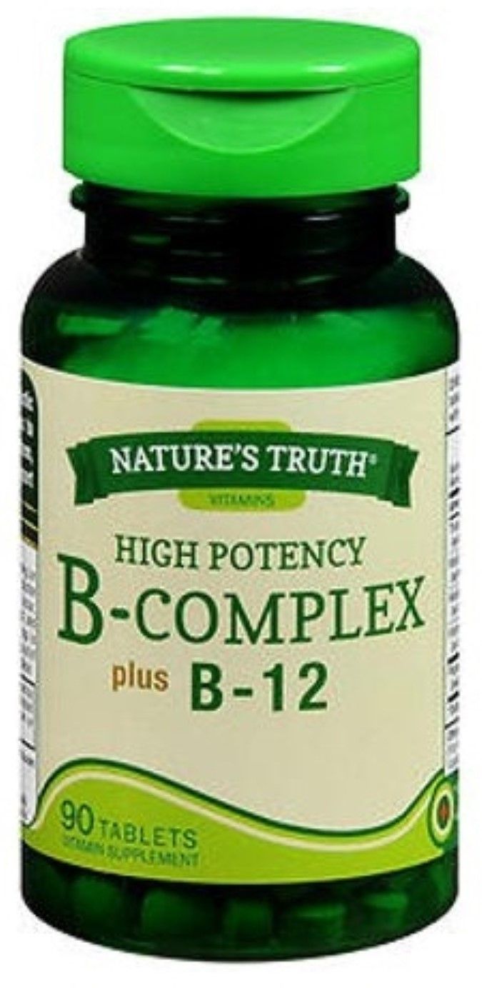 Nature's Truth High Potency B-Complex Plus B-12 - 90.0 Ea
