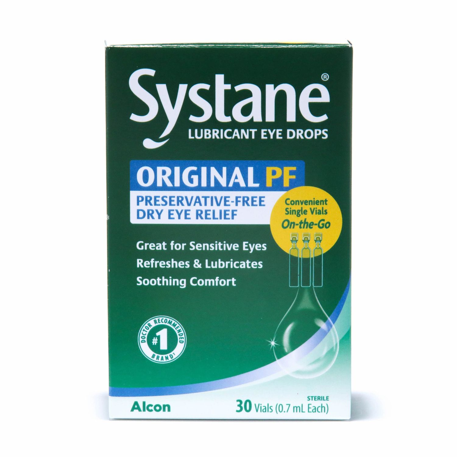 Systane Lubricant Eye Drops, Preservative-Free Vials - 30.0 Ea