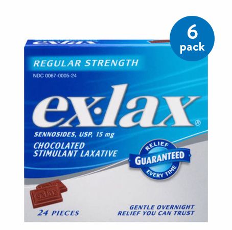 EX-LAX CHOCOLATE 24CT