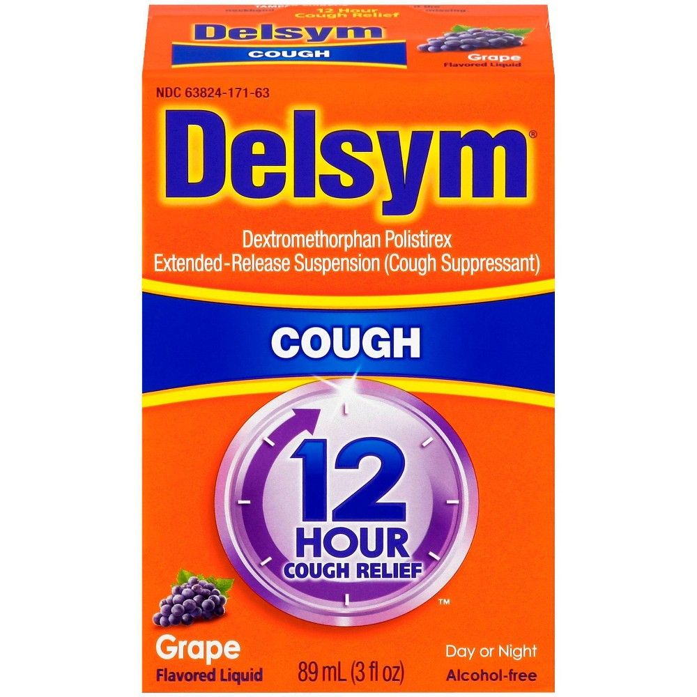 DELSYM 12HR COUGH GRAPE 3OZ