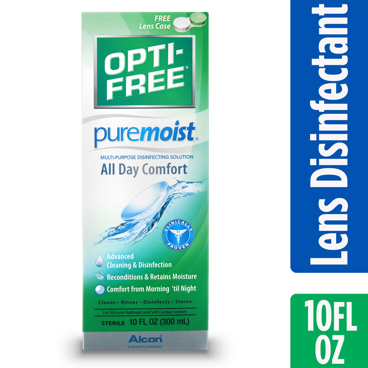 Opti-Free PureMoist Disinfecting Solution - 10.0 Fl Oz