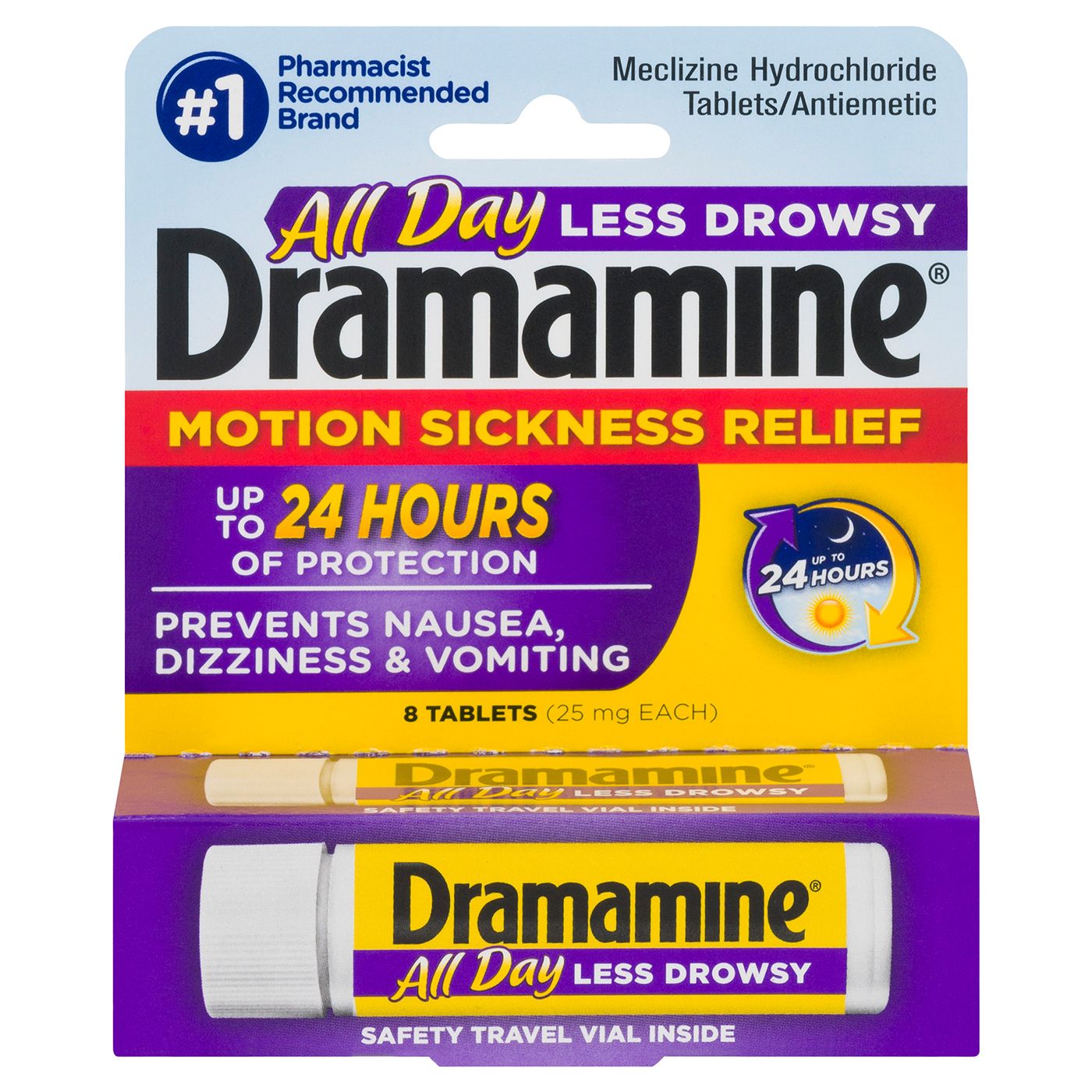 DRAMAMINE LESS DROWSY TABLET 8CT