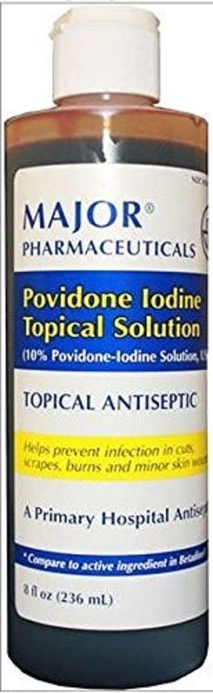 Povidone Iodine 10% Topical Antiseptic, 8 Fl. Oz.
