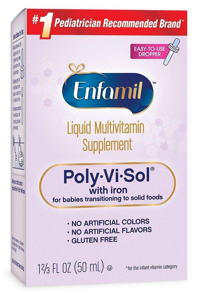 Enfamil Poly-Vi-Sol with Iron Multivitamin Supplement Drops - 1.66 Fl Oz