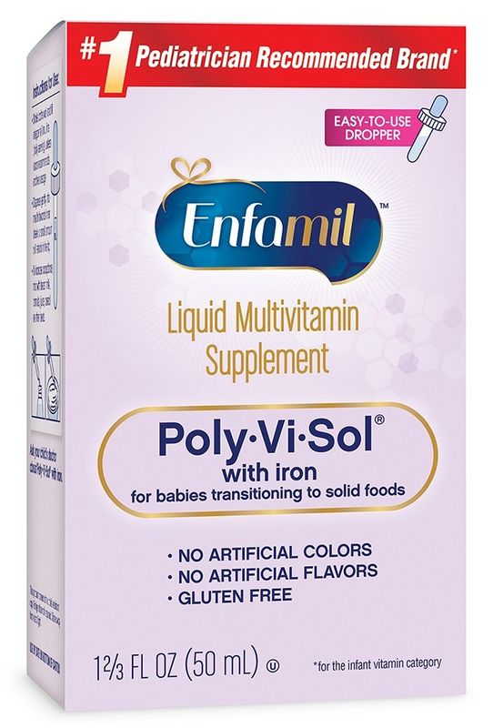 Enfamil Poly-Vi-Sol with Iron Multivitamin Supplement Drops - 1.66 Fl Oz