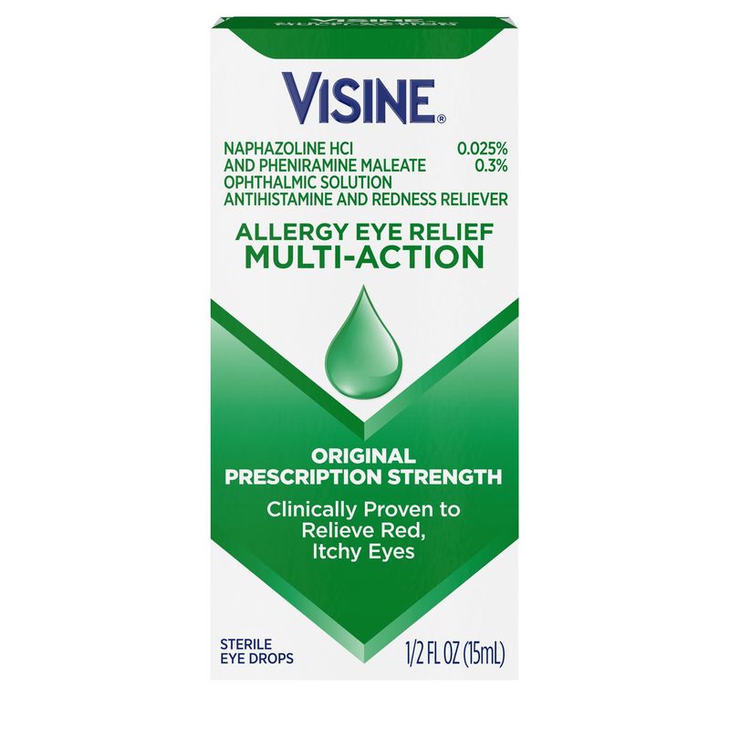 Visine Allergy Relief Multi-Action Antihistamine Eye Drops  0.5 Fl. Oz