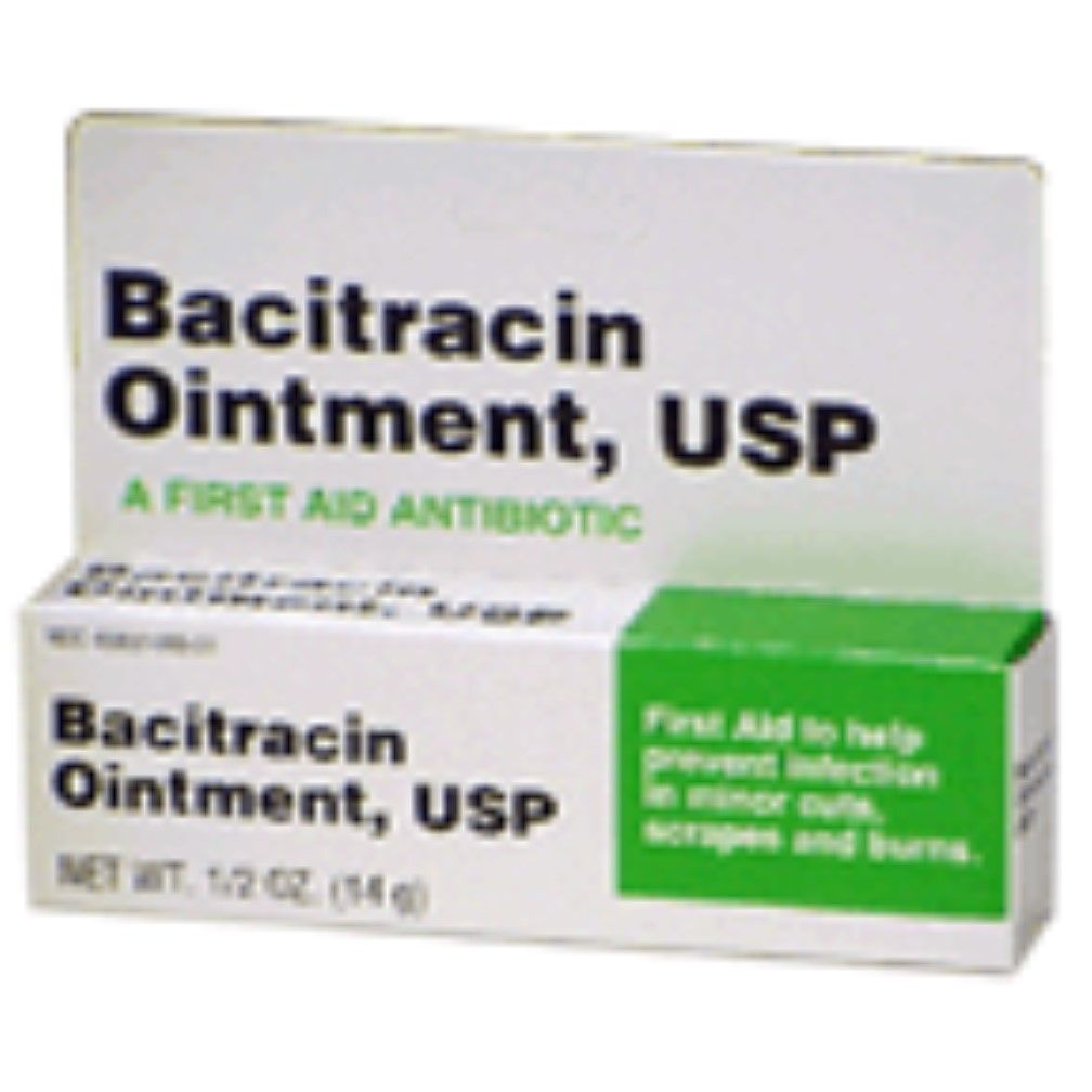 Bacitracin Ointment First Aid Antibiotic Prevent Infection Minor Cut  0.5oz