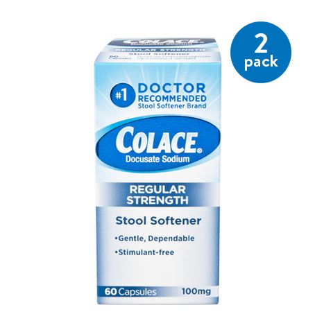 Colace Regular Strength Stimulant-Free Stool Softener - 60.0 Ea