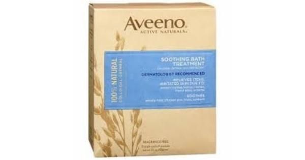 Aveeno Soothing Bath Treatment, Colloidal Oatmeal Skin Protectant Single Use Packets - 1.5 Oz X 8 Pack