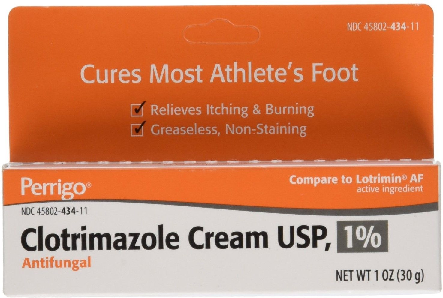 Perrigo Clotrimazole 1% Antifungal Cream, 1 Oz.
