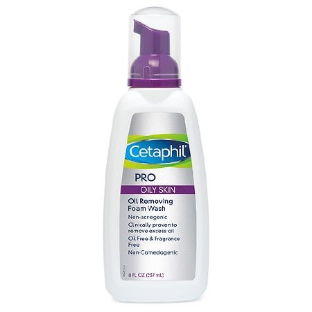 Cetaphil Derma Control Oil Removing Foam Wash - 8.0 Fl Oz