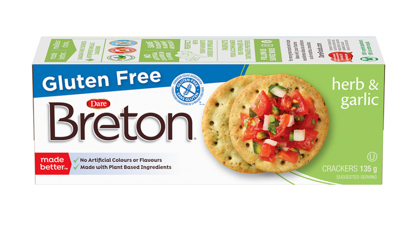 Dare Breton Crkr Herb Garlc