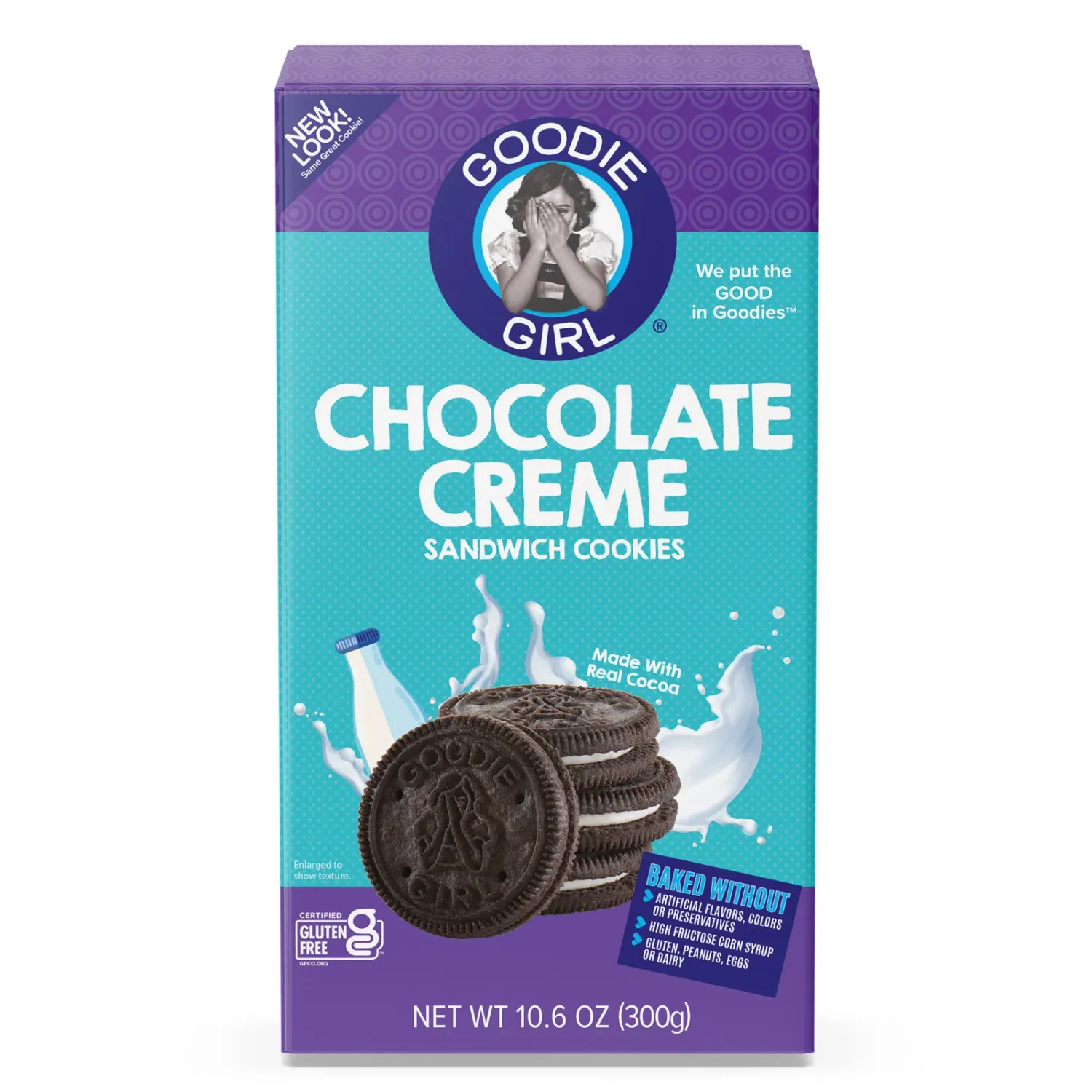 Goodie Girl Stuffed Chocolate Sandwich Cookies