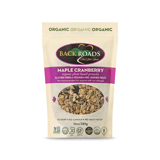Backroads Granola Maple Cranberry