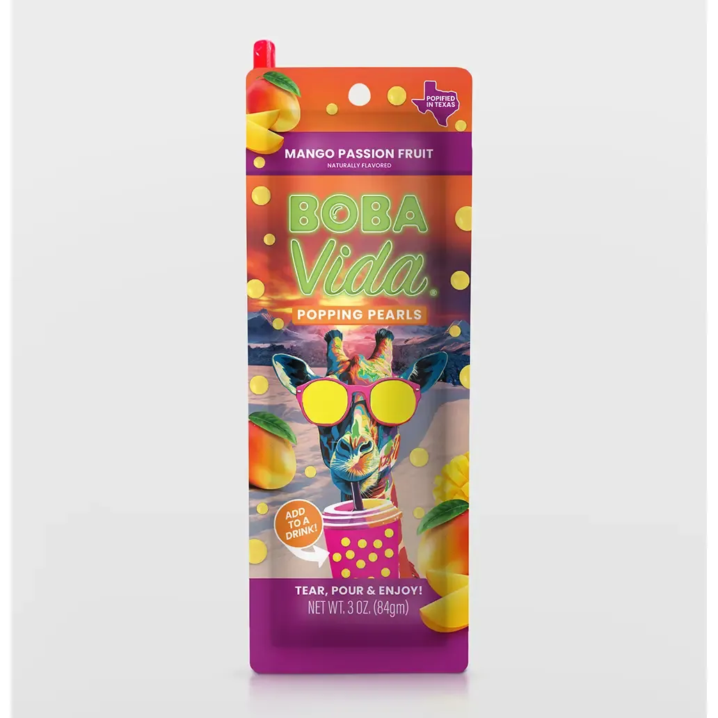Boba Vida Mango Passion Fruit Popping Pearls