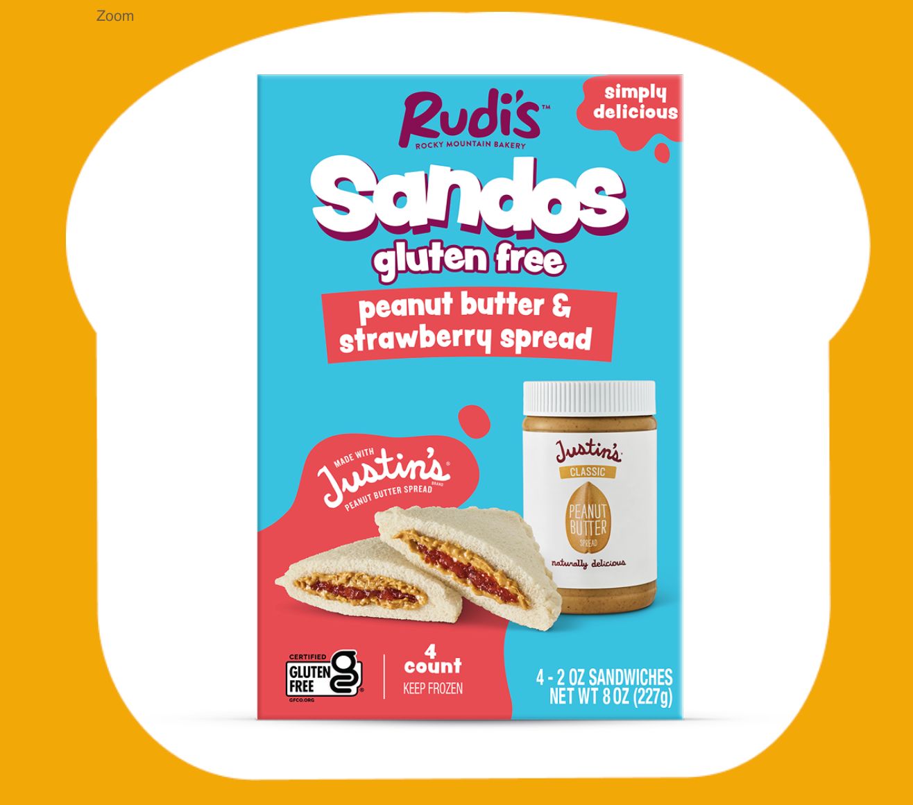 Rudi's PB &amp; Strawberry--Pre-order for pickup on or after Feb 13!