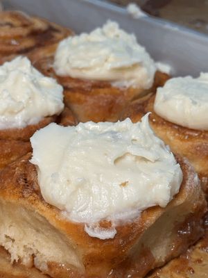 VEGAN cinnamon buns--limited quantity!