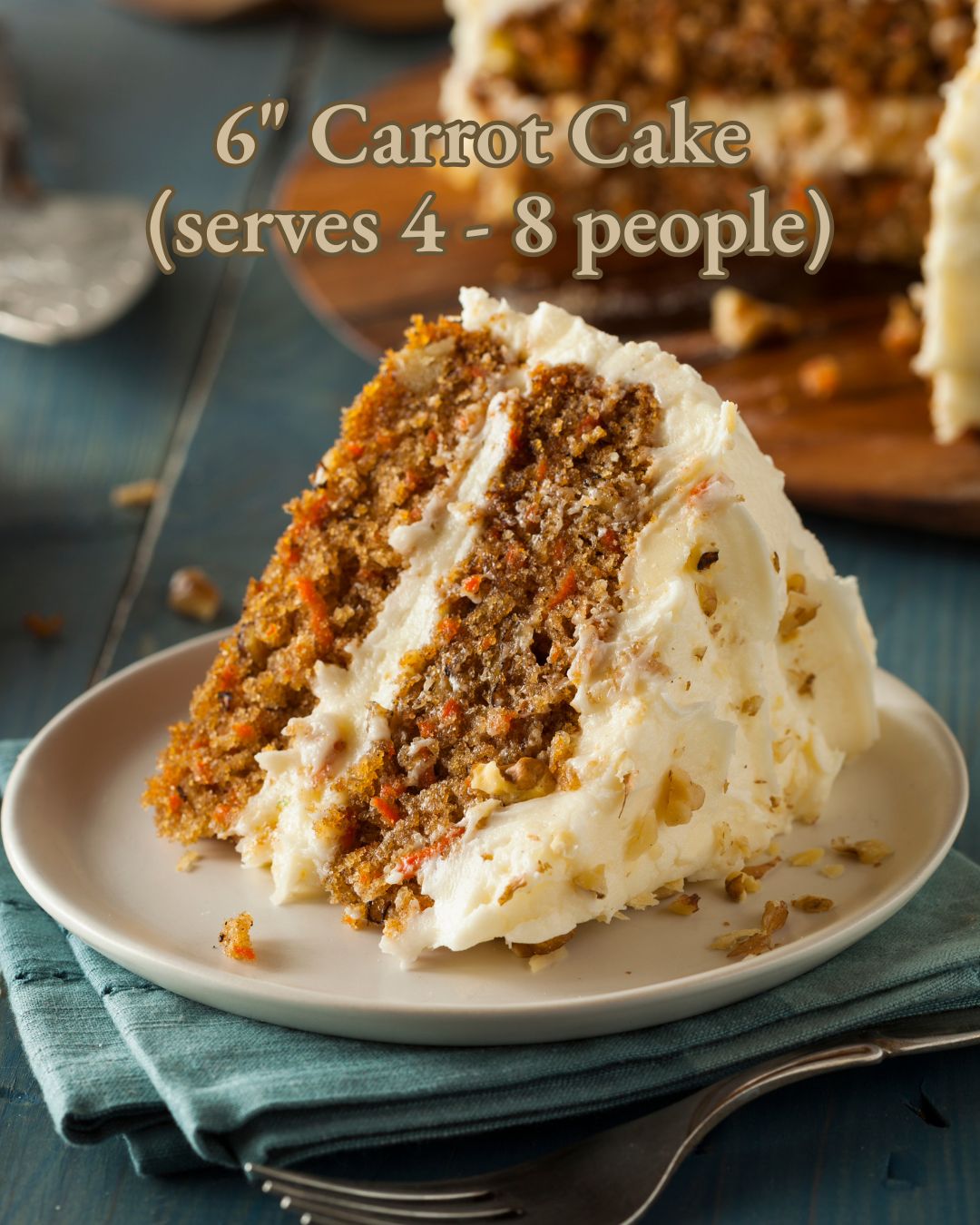 6" Carrot Cake