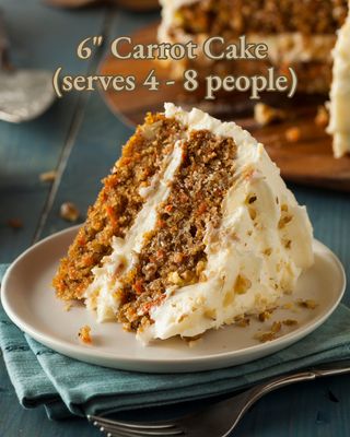 6" Carrot Cake