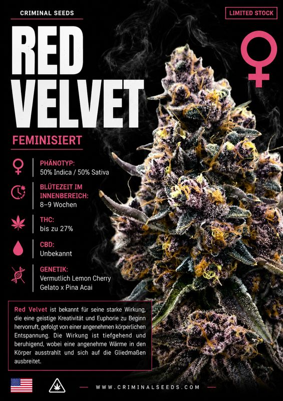 Criminal Seeds x ​Red Velvet x Cali x Feminisiert