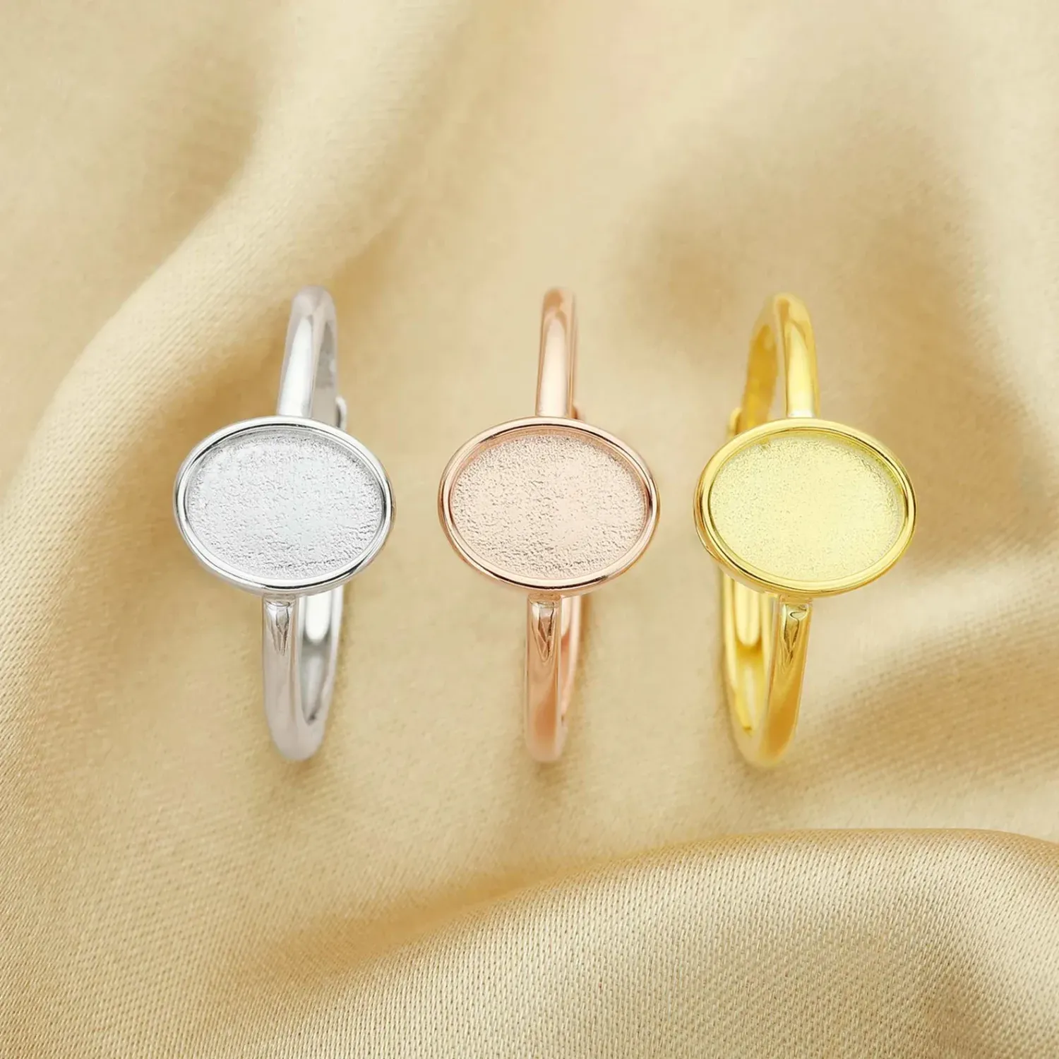 Single 10x14mm Bezel Ring Single 10x14mm Bezel Ring