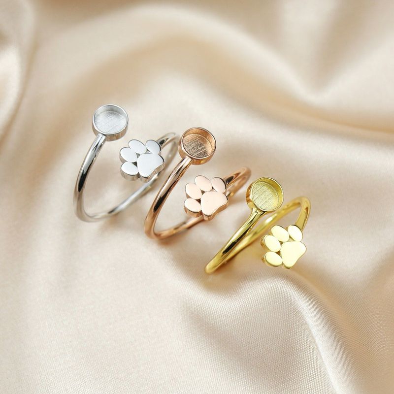 Pawprint Wrap Ring