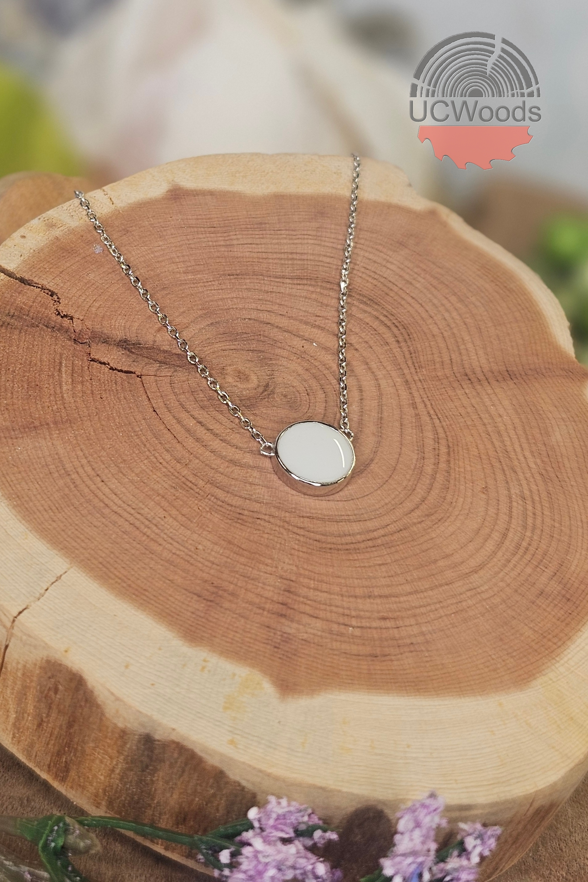 Full Matching Set Round Single Bezel Ring, Necklace & Earings