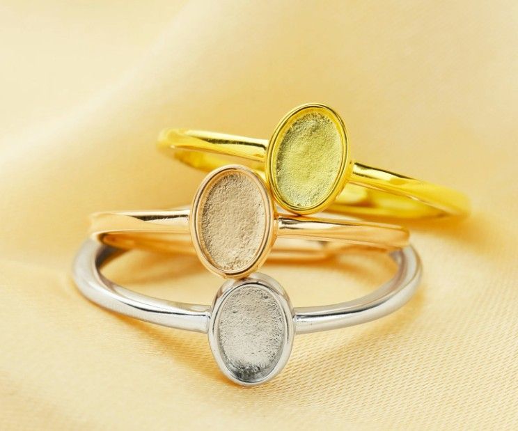 4x6mm Oval Bezel Ring 4x6mm Oval Bezel Ring