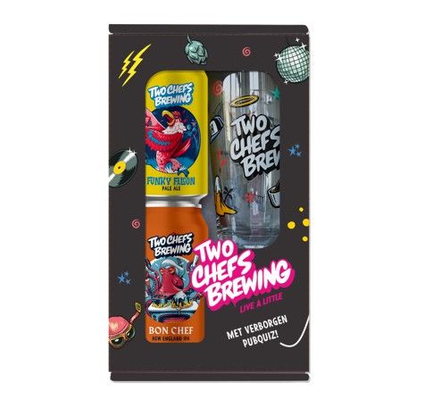 Two Chefs Brewing | 2-Pack + Glas