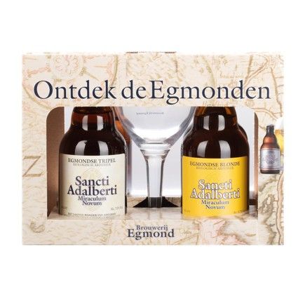 Brouwerij Egmond | Sancti Adalberti 4-Pack + Glas