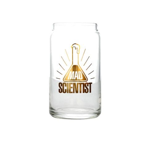 Mad Scientist | Mad Scientist Can Shaped Glass