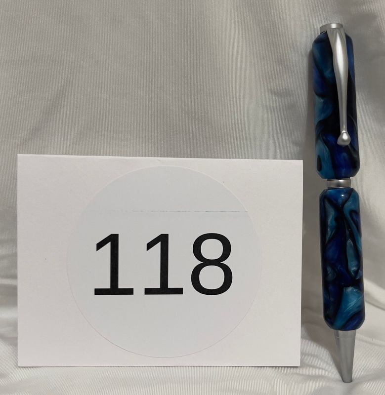 (Blue) Funline Handcrafted Pen