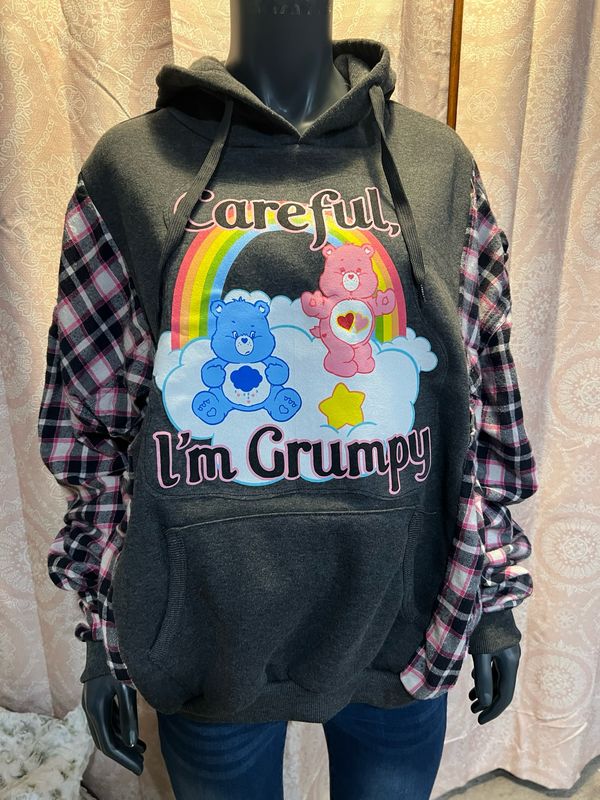 Grumpy Carebear with Cheer Bear M/L