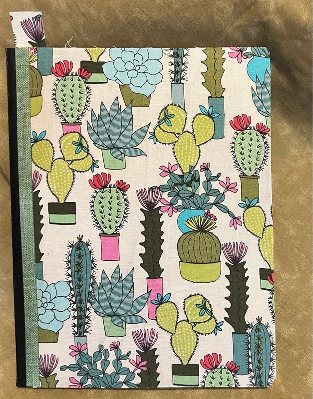 Fabric Composition Notebooks W/ Matching Bookmark