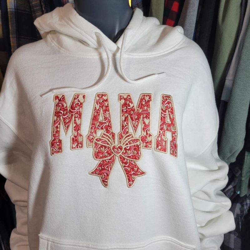 Mama Love Bow Hoodie XL