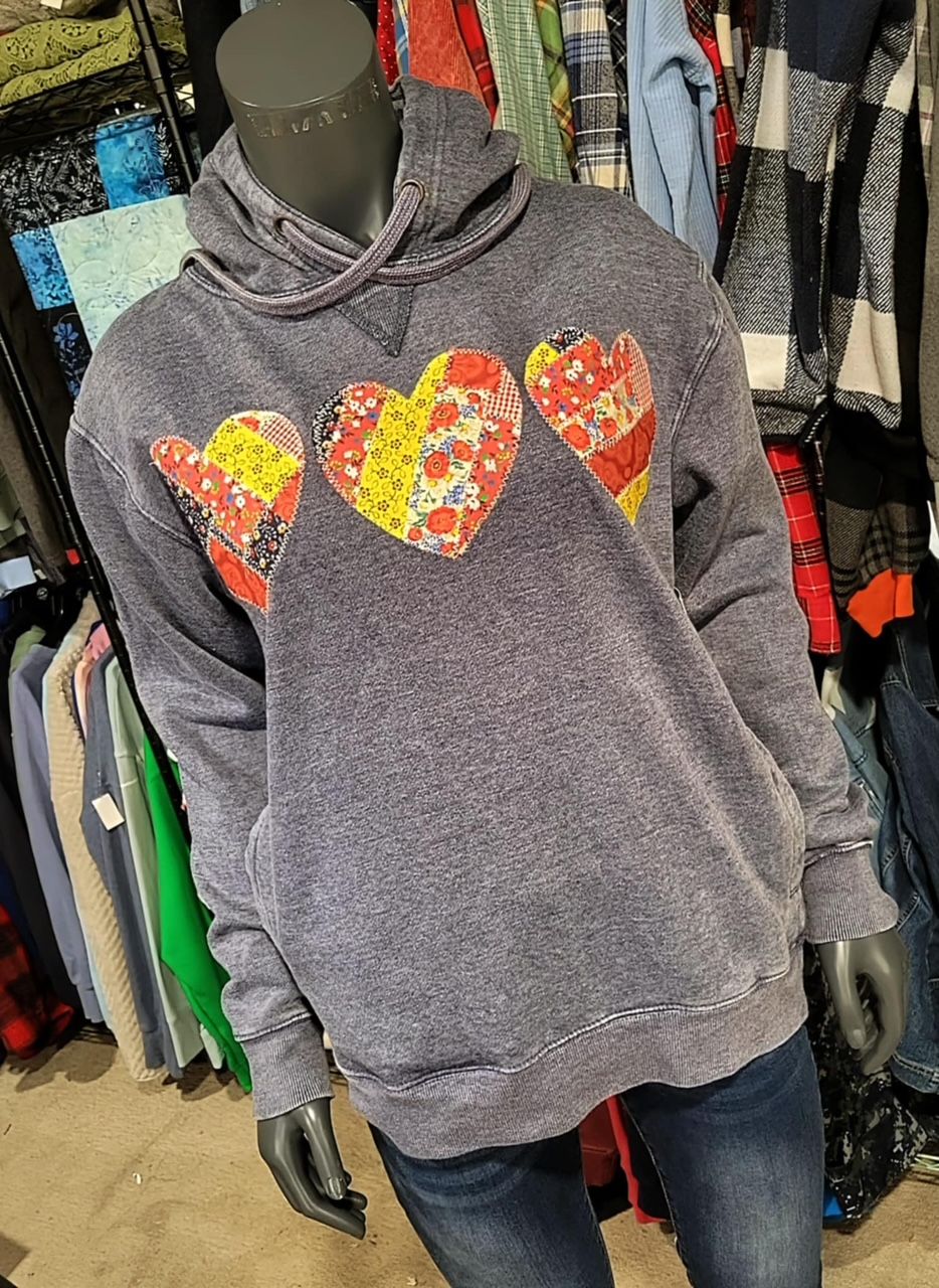 Quilted Hearts Hoodie