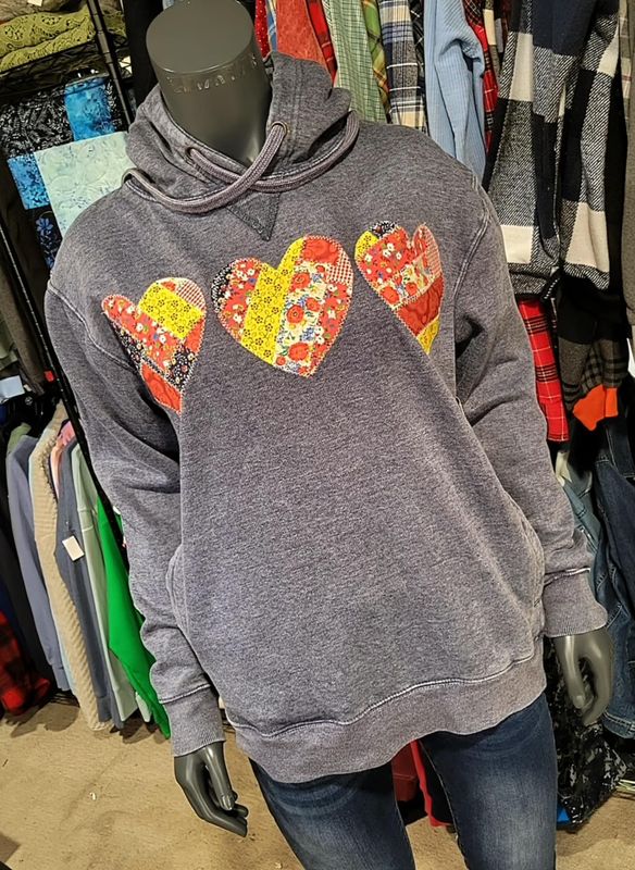 Quilted Hearts Hoodie