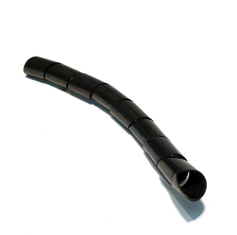 Black Spiral Cable Wrap - 1m